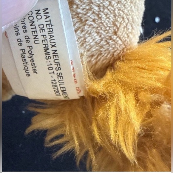 TY- ALVIN AND THE CHIPMUNKS - SIMON PLUSH - 7” Beanbag bottom - Picture 6 of 7